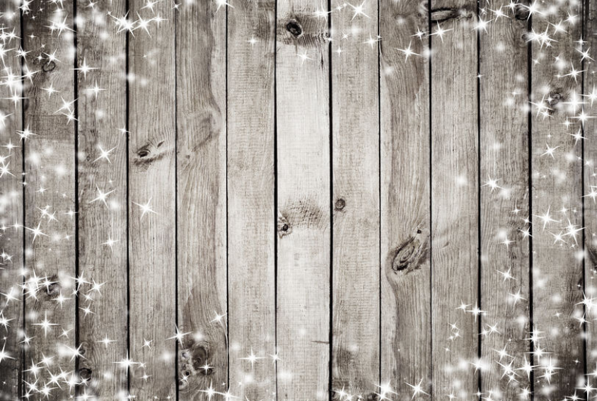 Wood with Starlight Backdrop